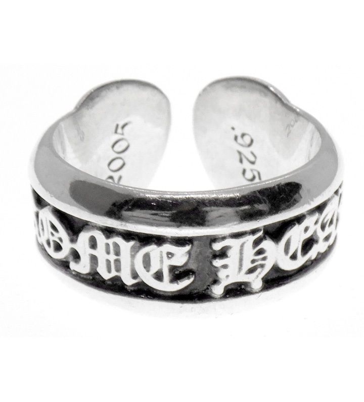 クロムハーツ CHROME HEARTS SM SCROLL LABEL スモール スクロール ラベル リング s4308