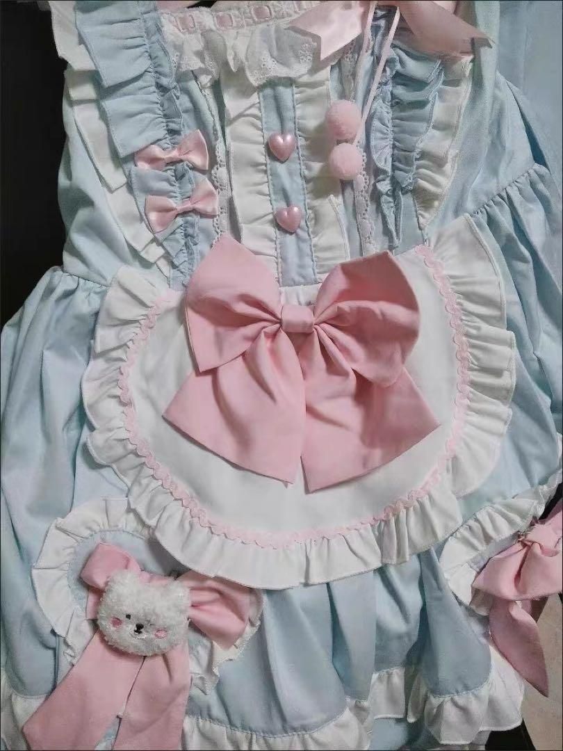 ♥ うさぎのしっぽ付きリボンが可愛いロリータワンピース IMPECCABLEHEALTHCARESERVICES_COM