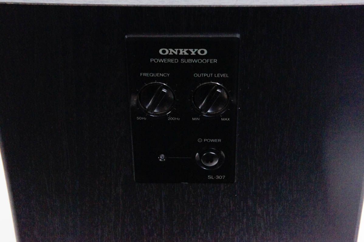 中古】ONKYOオンキヨー アンプ内蔵サブウーファー SL-307 - メルカリ