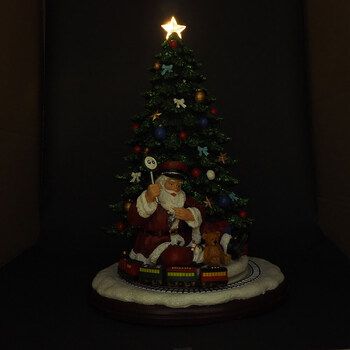 サンタ トレインミュージカルオルゴール クリスマス Roman