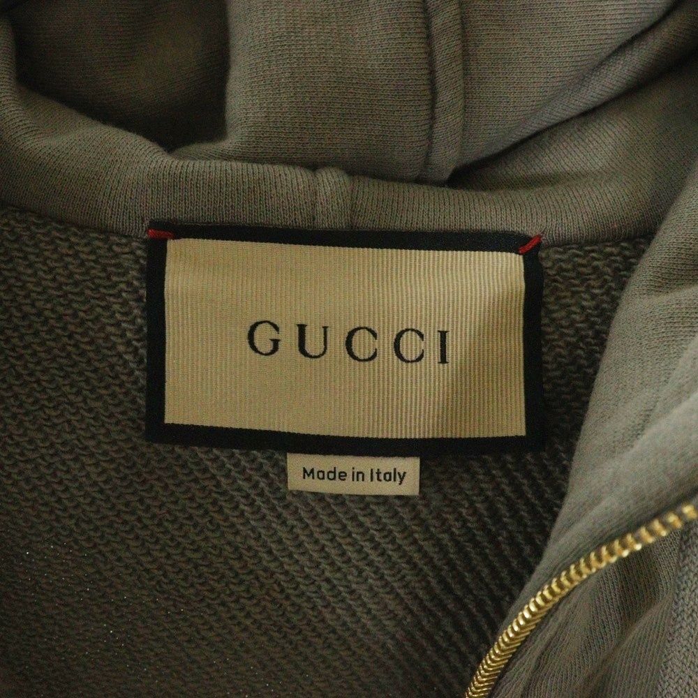 GUCCI グッチ ロゴ シェリーライン ハーフジップ スウェット