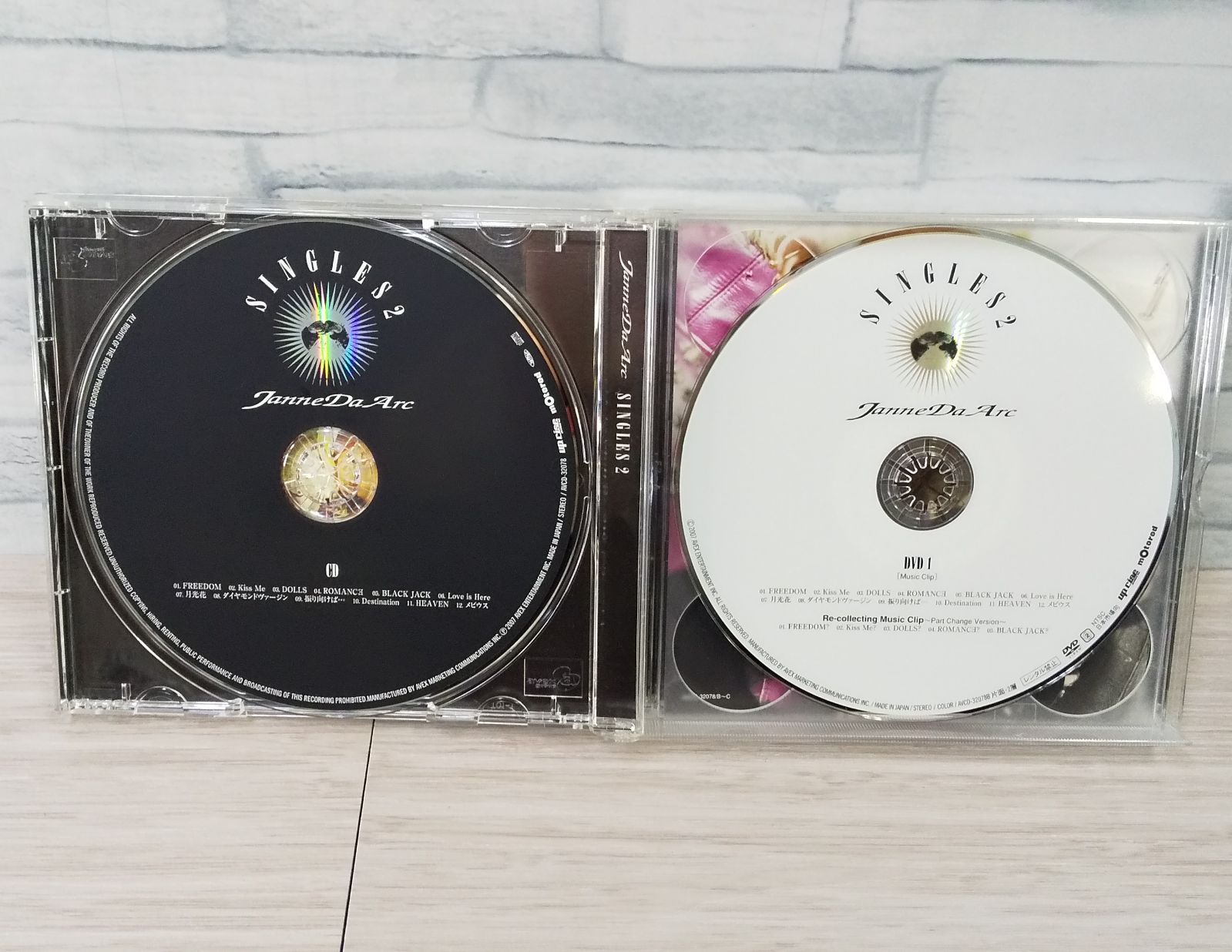 Janne Da Arc【SINGLES 2】完全限定生産 初回限定版 CD＆2DVD ジャンヌ
