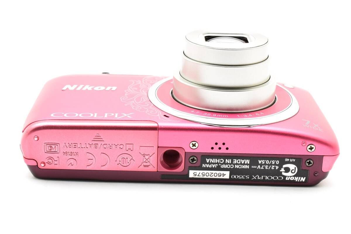 ☆ニコン Nikon COOLPIX S3500 コンパクトデジタルカメラ☆ #1833AW10 