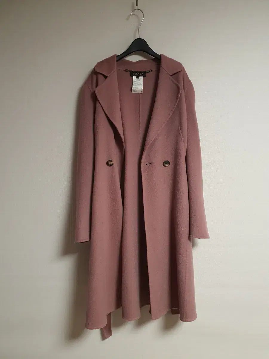 エスカーダカシミヤロングコート エスカーダ ESCADA ロロ・ピアーナ カシミヤ 100 % ハンドメイド