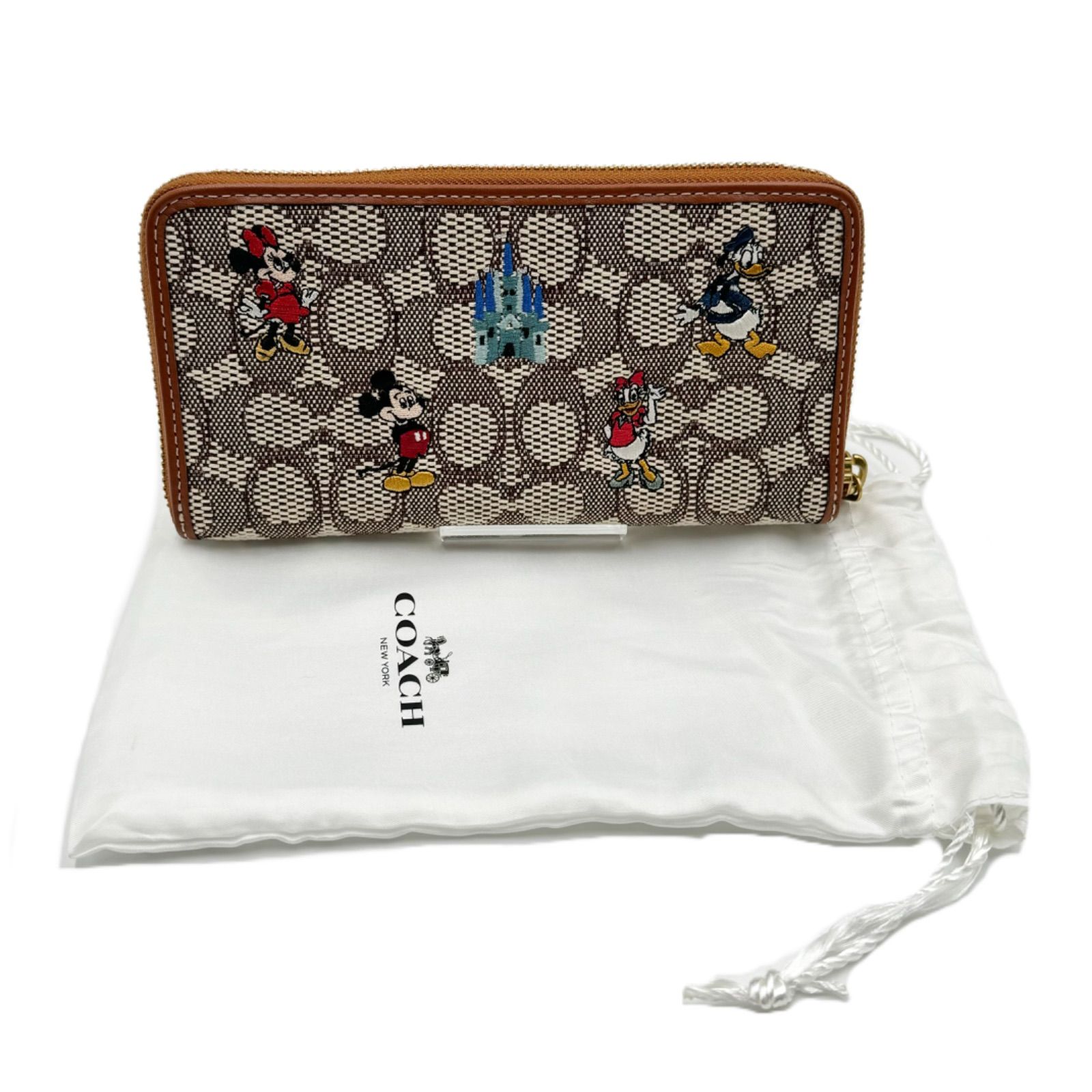 コーチ ディズニー ディズニーワールド コラボ 長財布 50周年 ウォレット COACH 長財布 ディズニー 50周年記念限定コラボ コーチ財布