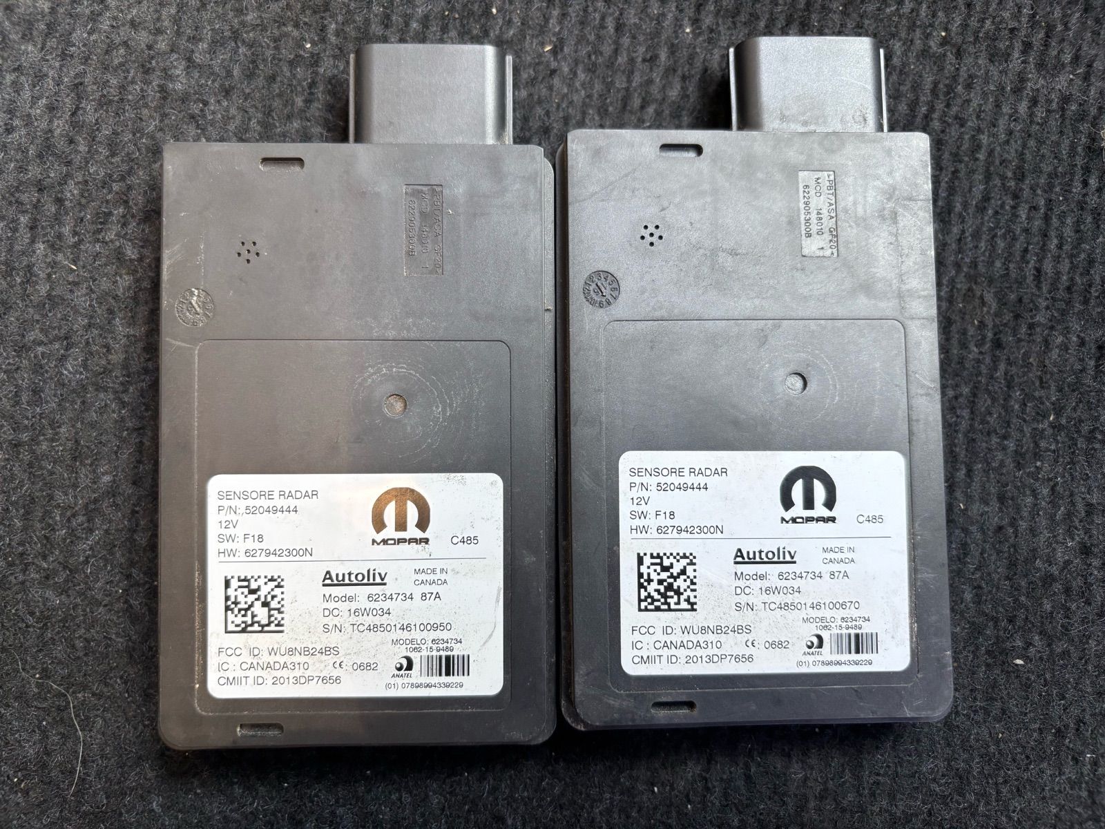 フィアット 500X 33414 ブラインドスポットモニター センサー BSM ソナー 左右2個セット 6234734 87A