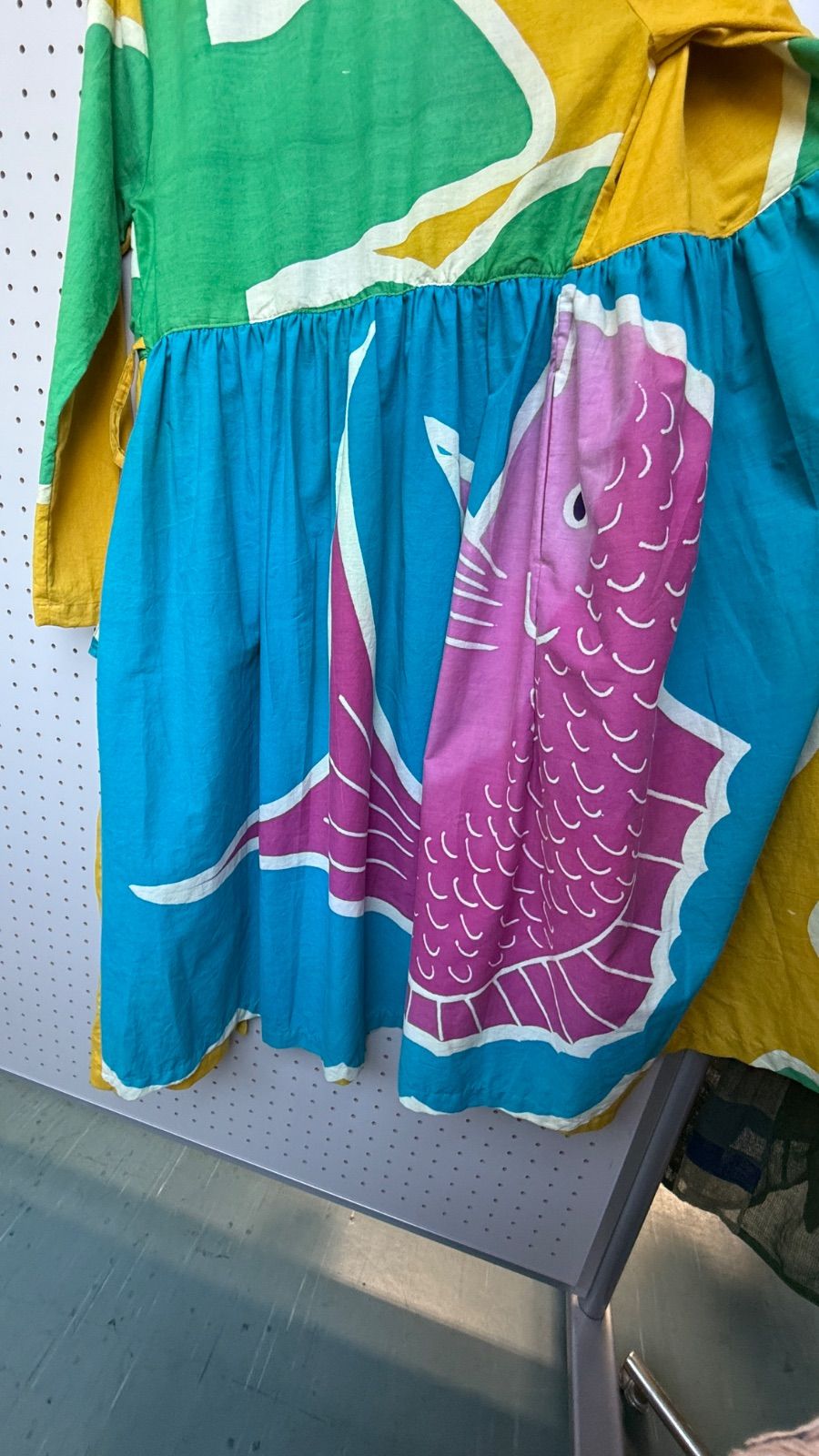 大漁旗リメイク カシュクールワンピース