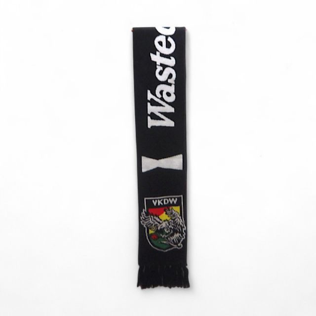 WASTED YOUTH FOOTBALL SCARF BLACK WY25GD003 ウェイステッドユース