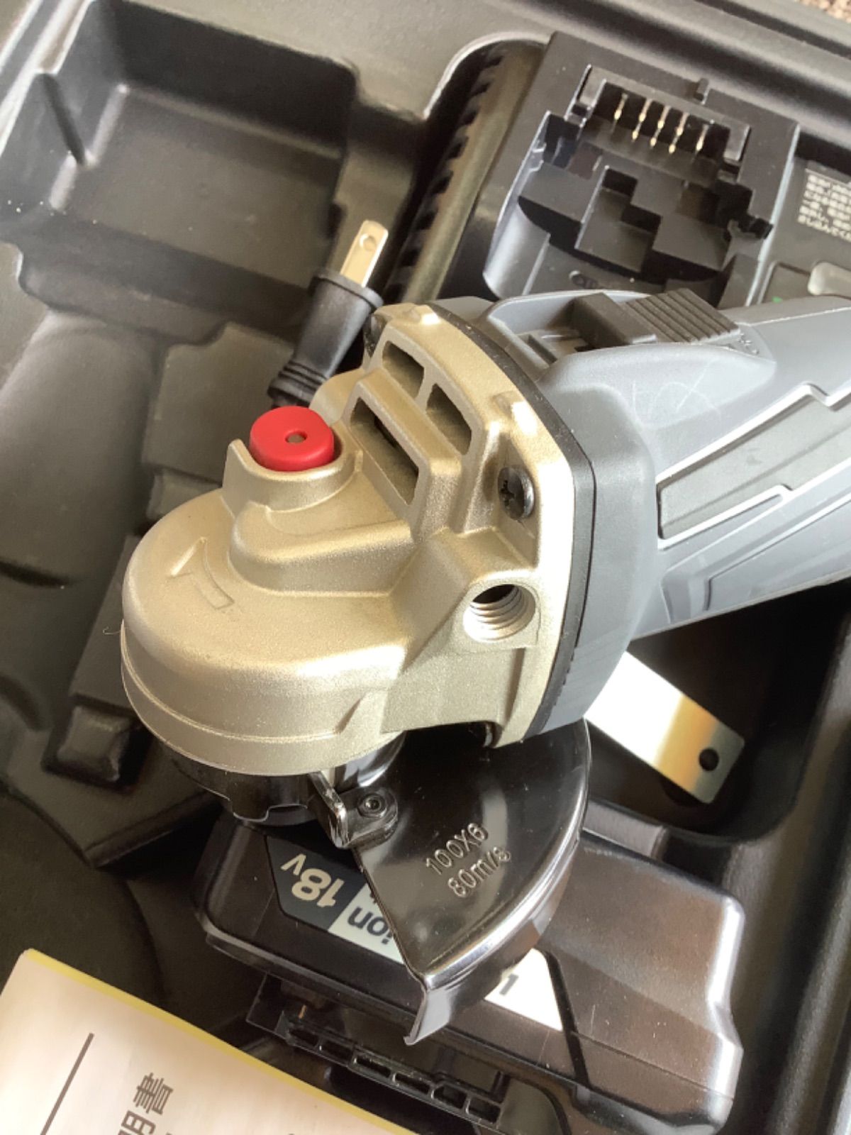 18V充電式ディスクグラインダー