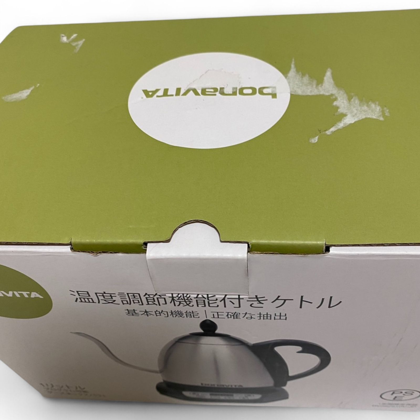♪ ◯ ボナヴィータ bonaVITA 温度調節機能付き電気ケトル BV382510V JP 1.0L 60〜100℃まで1℃単位で温度設定 1400-2524