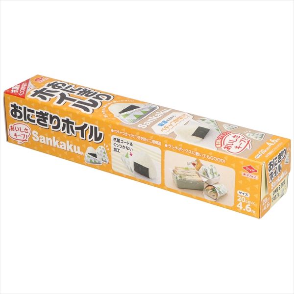 まとめ買い-60点セット おにぎりホイル ｓａｎｋａｋｕ柄 ４．６Ｍ 東洋アルミ お弁当用品