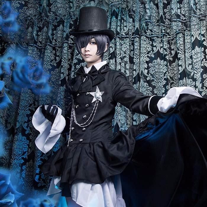 シエル コスプレ衣装 黒執事 豪華セット メンズ礼服 シエル ファントムハイヴ cosplay コスチューム ドレスコート kkkatu