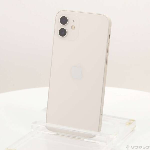 中古品〕 iPhone12 64GB ホワイト MGHP3J／A SIMフリー【297