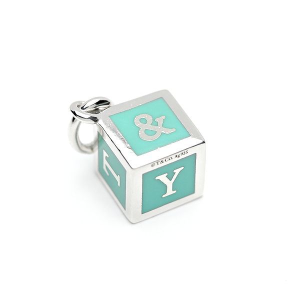 ティファニー ペンダント ニューヨークブロック ロゴキューブ Ag925 シルバー ネックレス TIFFANY-Co.