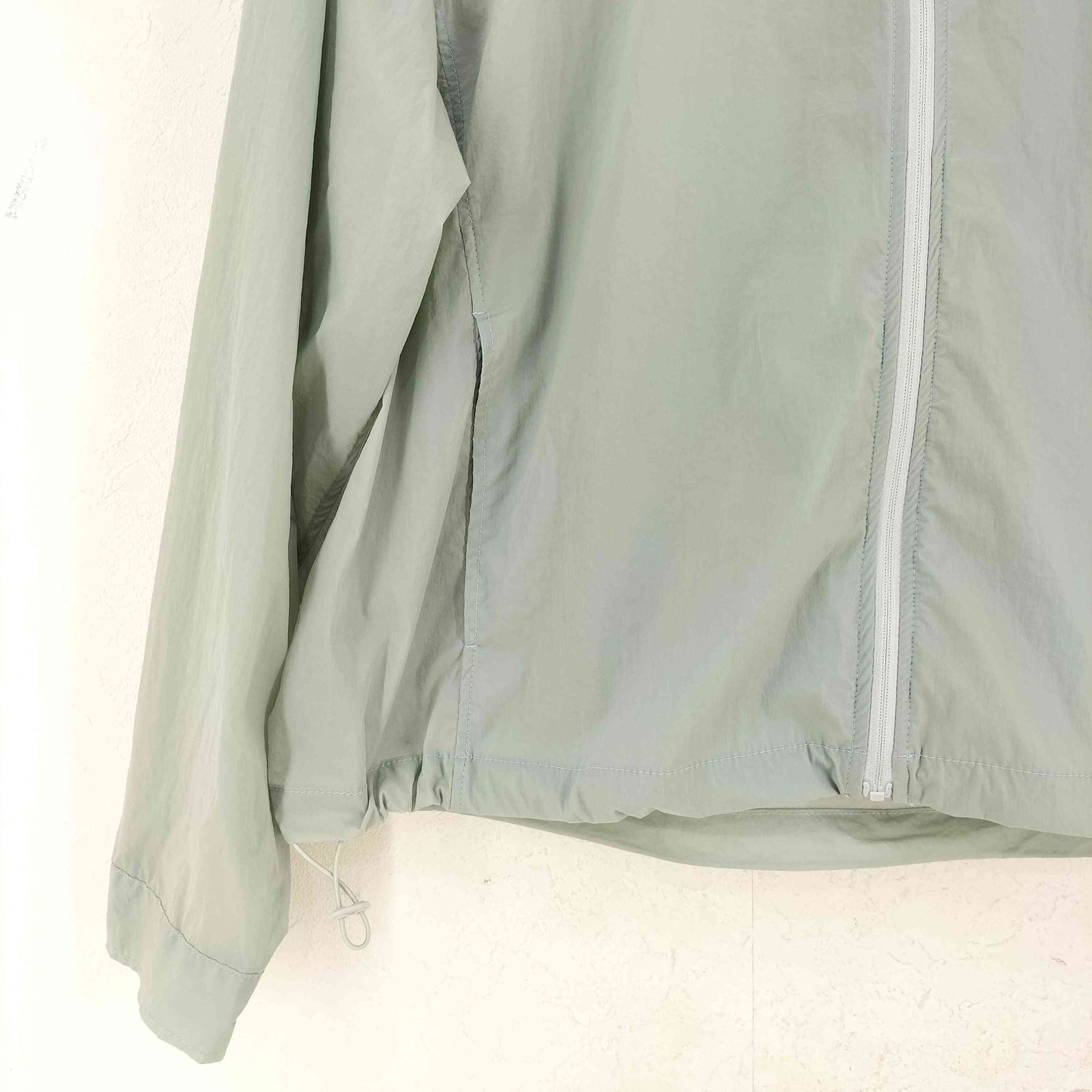 専用AMOMENTO / アモーメント　ベスト　新品未使用 アモーメント amomento SHEER ZIP UP SHIRTS-NYLON-MINT