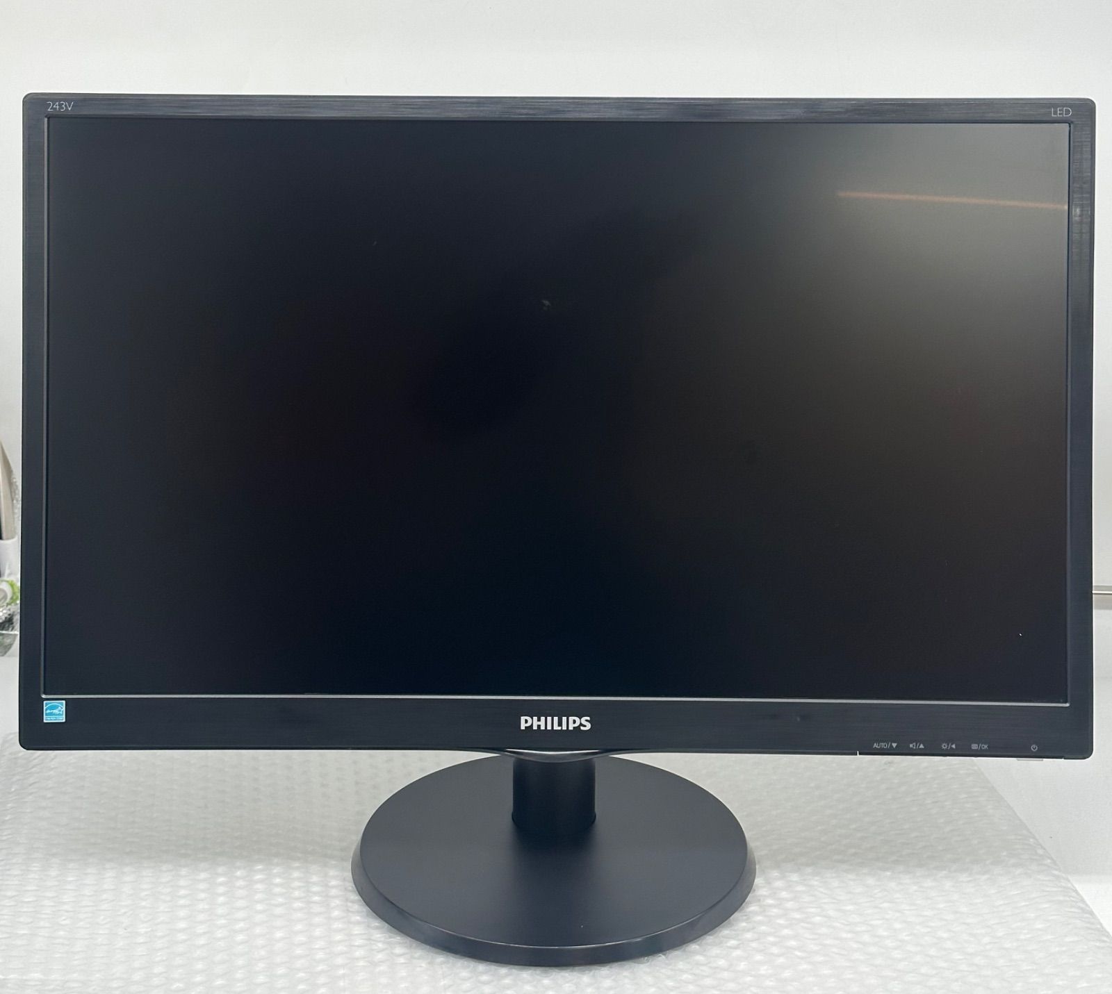 Philips(フィリップス) 23.6型ワイド液晶ディスプレイ ブラック 243V5QHABA/11 FHD HDMI PS /Switch 対応(1920*1080) 中古　4019