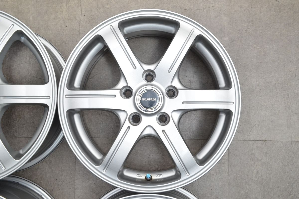 バルミナ 16in 6.5J 38 PCD114.3 4本セット 交換用 スタッドレス用 RAV4 ハリアー アルファード デリカD 5 エクストレイル CX-5 TRITUETUBI_COM