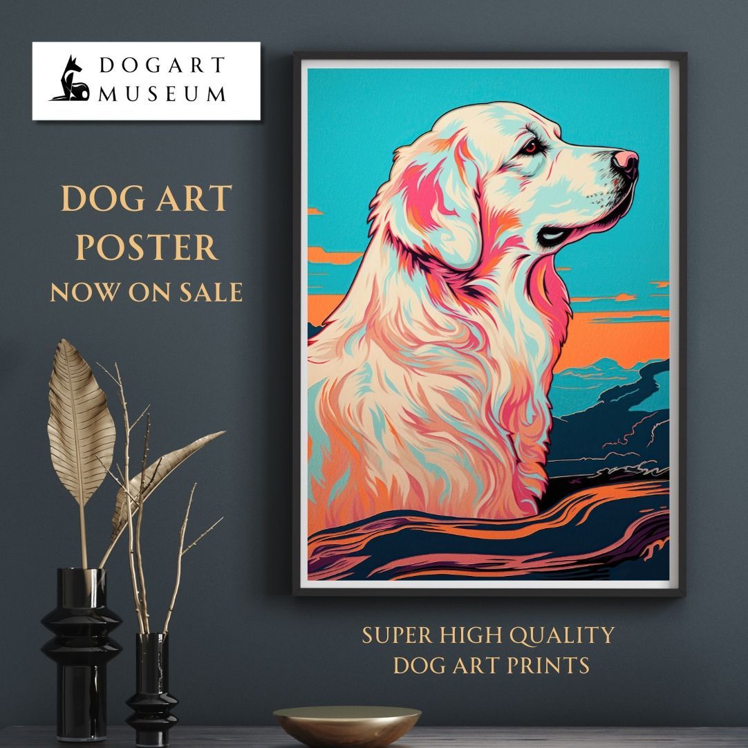 ワンダフルライフ - グレートピレニーズ犬 No.1】ジークレー版画＊名