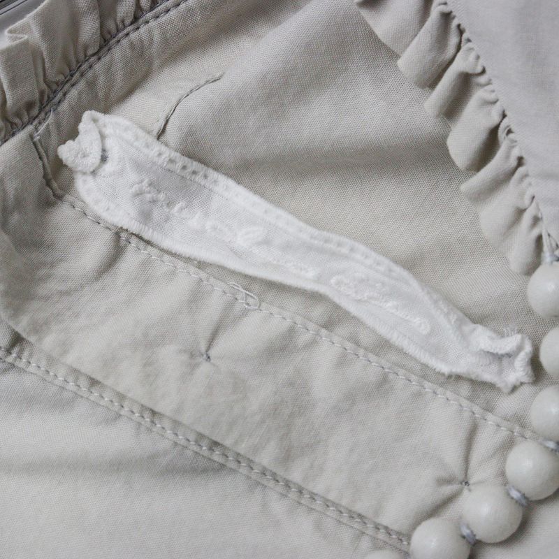  定価3 7万 2025 SS ムドカ mudoca その匂い 深呼吸 ティアードオーバーワンピース ペールグレー ギャザー フ ドレス その他 その他