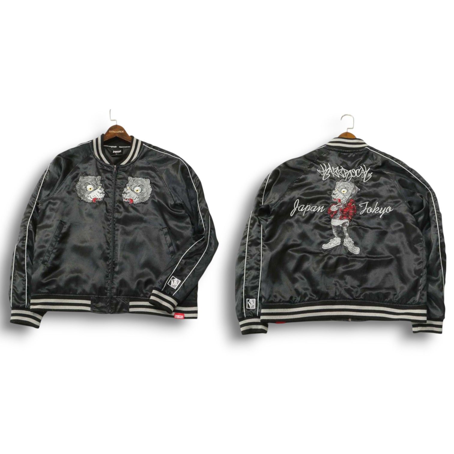 kazzrock original カズロック オリジナル 通年 狼 刺繍☆ スカジャン