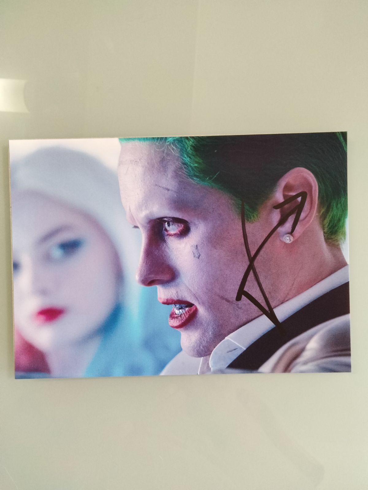 ジャレッド・レト直筆サイン入り2Lサイズ写真…Jared Leto…スーサイド