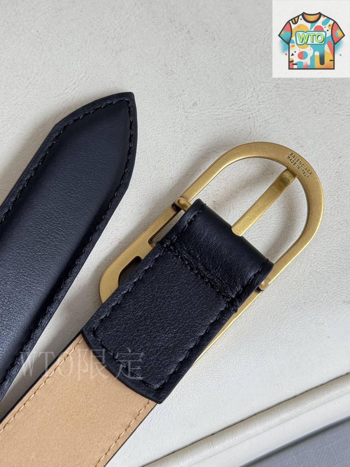 今日WTO】Balenciaga バレンシアガ レザーベルト-ZX64 - メルカリ