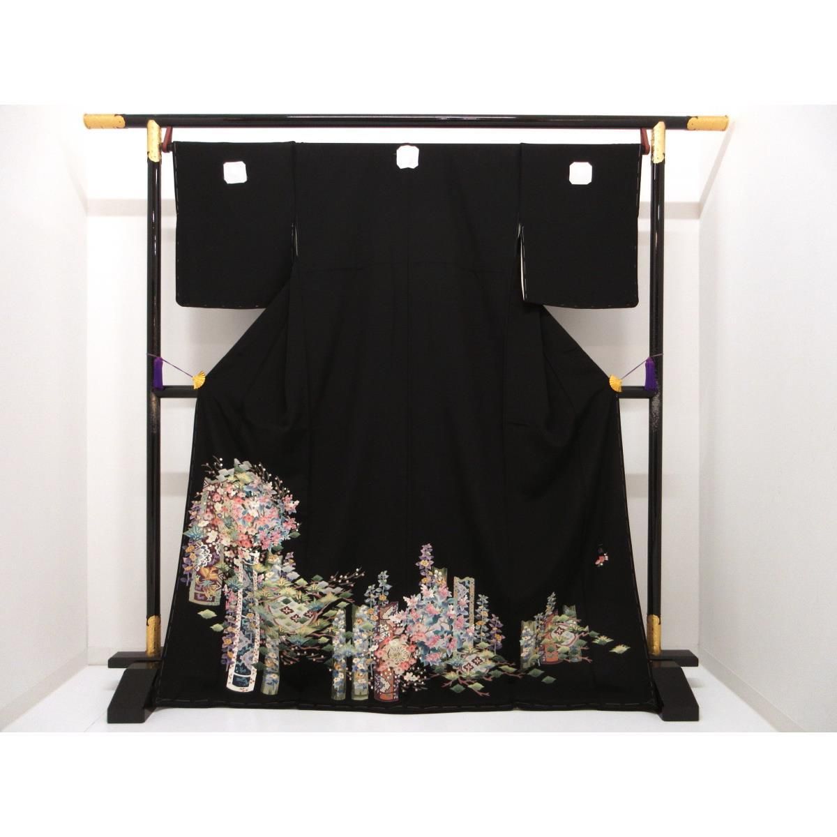 ♥品 留袖 本加賀友禅 寺西一紘 九枚笹