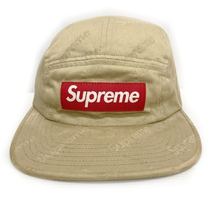 ☆SUPREME シュプリーム 19AW JACQUARD LOGOS TWILL CAMP CAP ロゴ