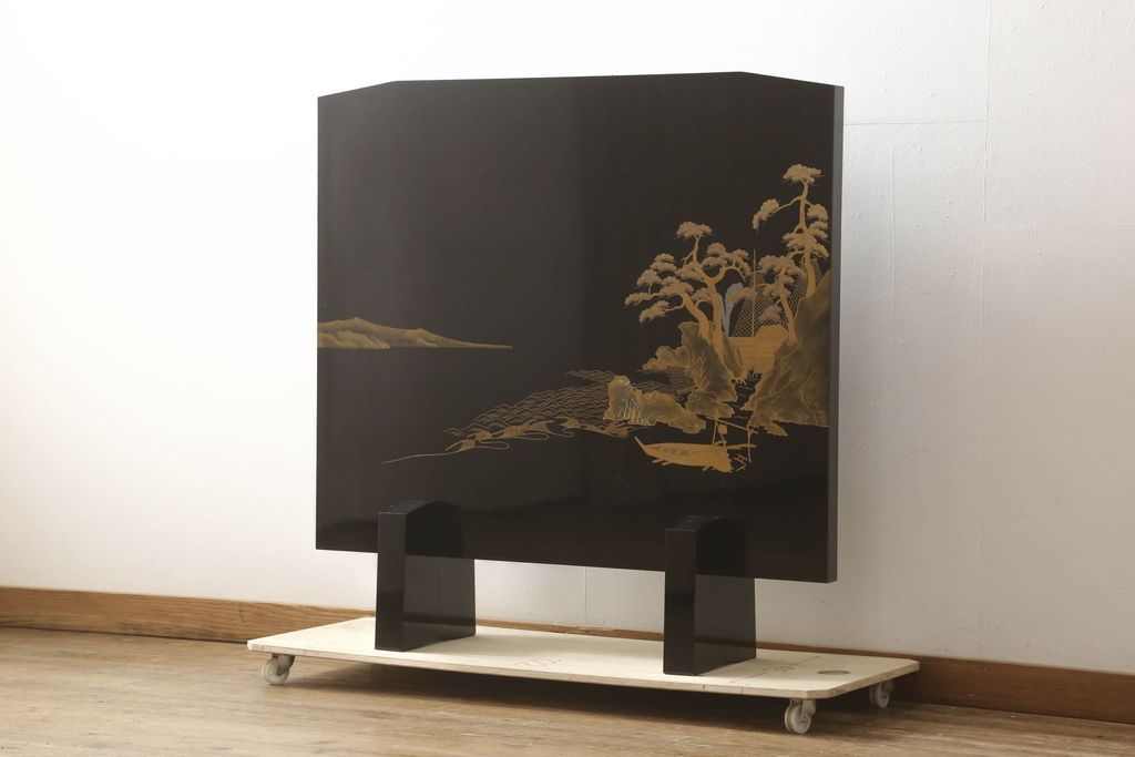 事前問合せ必須 衝立て 輪島塗り 仕切り パーテーション つい立て リペア 発送まで3週間前後 R 061046