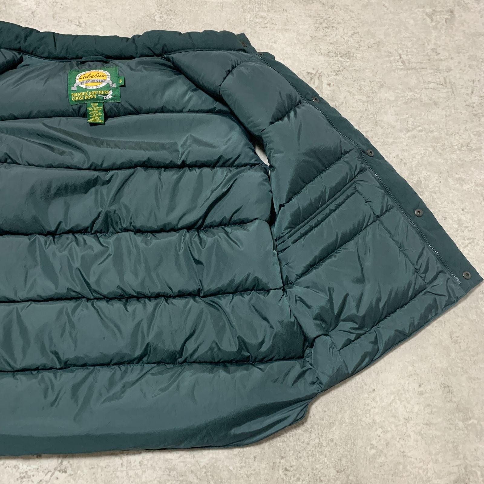 Cabela's カベラス  Down Vest グースダウン ベスト 90s Cabela's Goose Down Vest カベラス グースダウンベスト - メルカリ