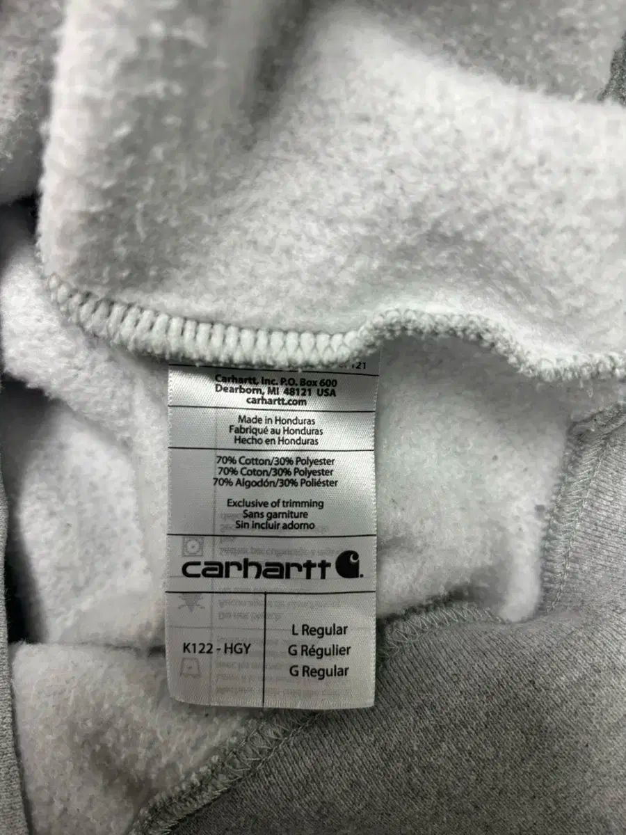 カーハート　グレー ジップアップパーカー　新品未使用 セール】carhartt(カーハート) Midweight Hooded Zip Sweat