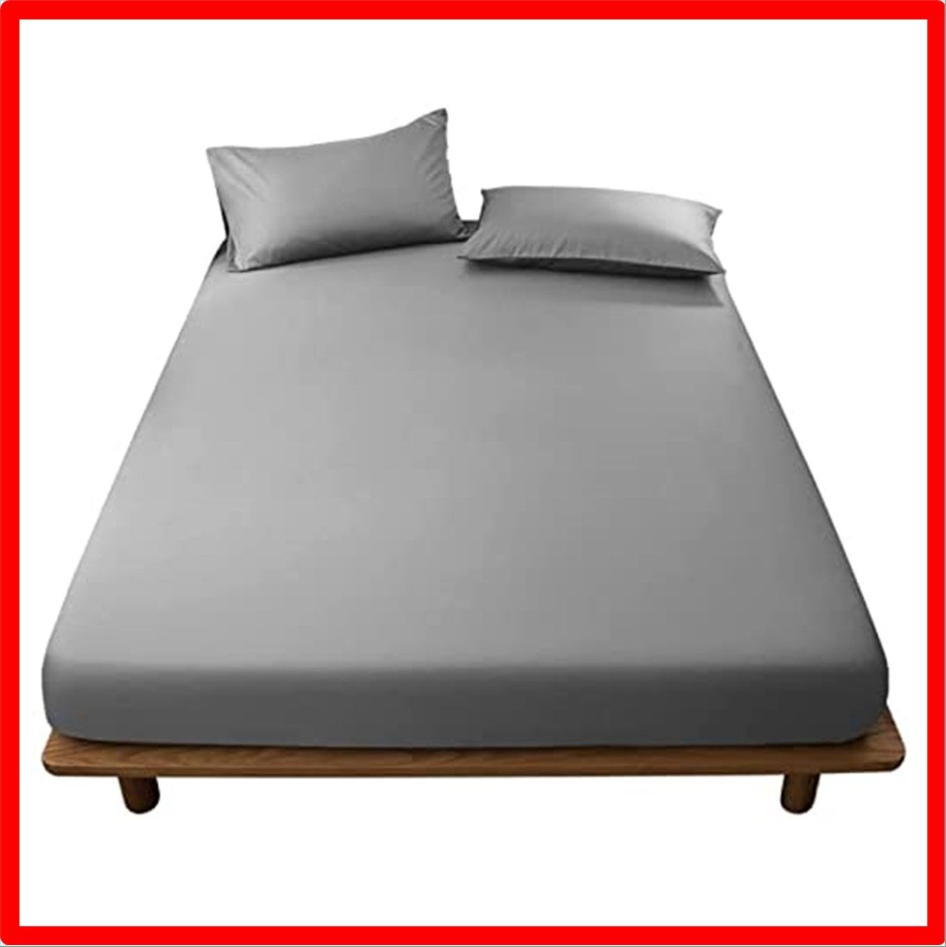 【匿名配送】グレー_シングル・100X200X30cm ボックスシーツ 吸水速乾 マットレスカバー ベッドシーツ シーツ ベッドカバー 柔らかな触感 吸汗 マチ