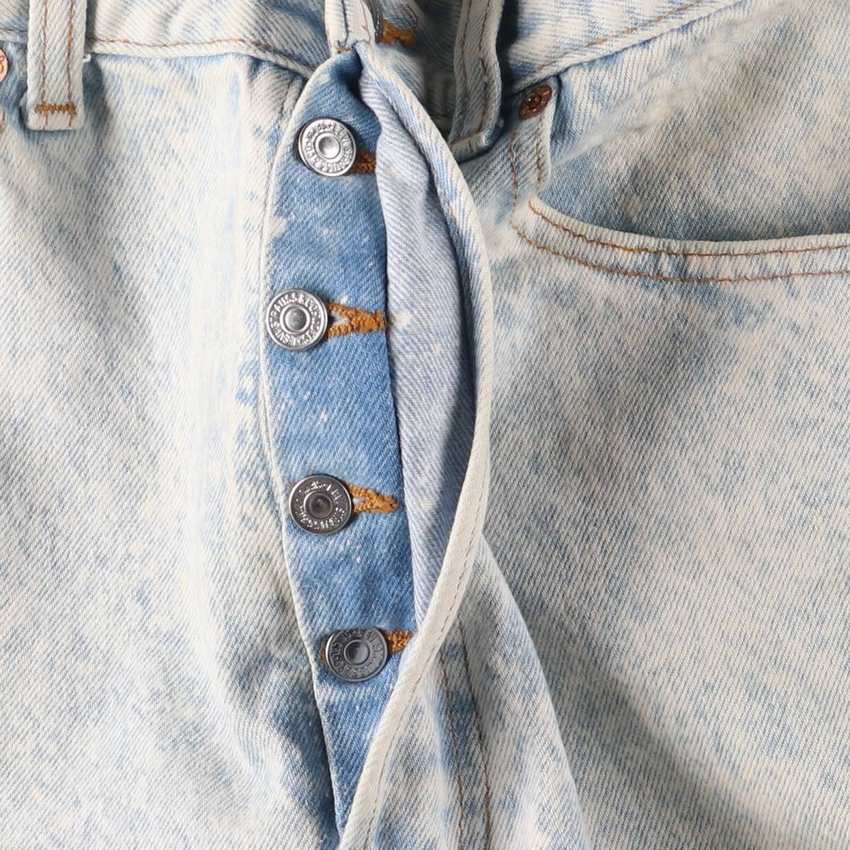 古着 90年代 リーバイス Levi's 501-0108 ケミカルウォッシュ ストレートデニムパンツ USA製 メンズw32相当 ヴィンテージ /evb029994 古着 90年代 リーバイス Levi's 501-0108 ケミカルウォッシュ