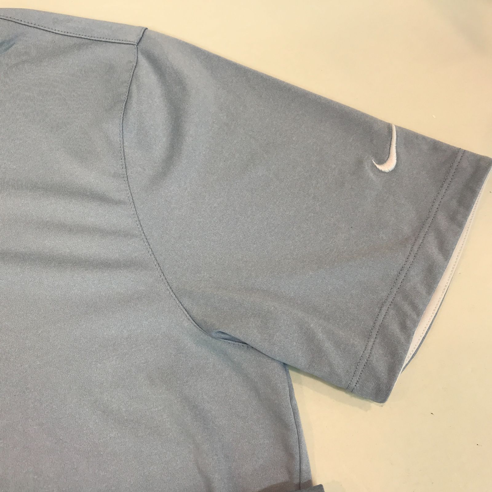 八戸第2-58-27】NIKE GOLF ドライフィット ポロシャツ 水色