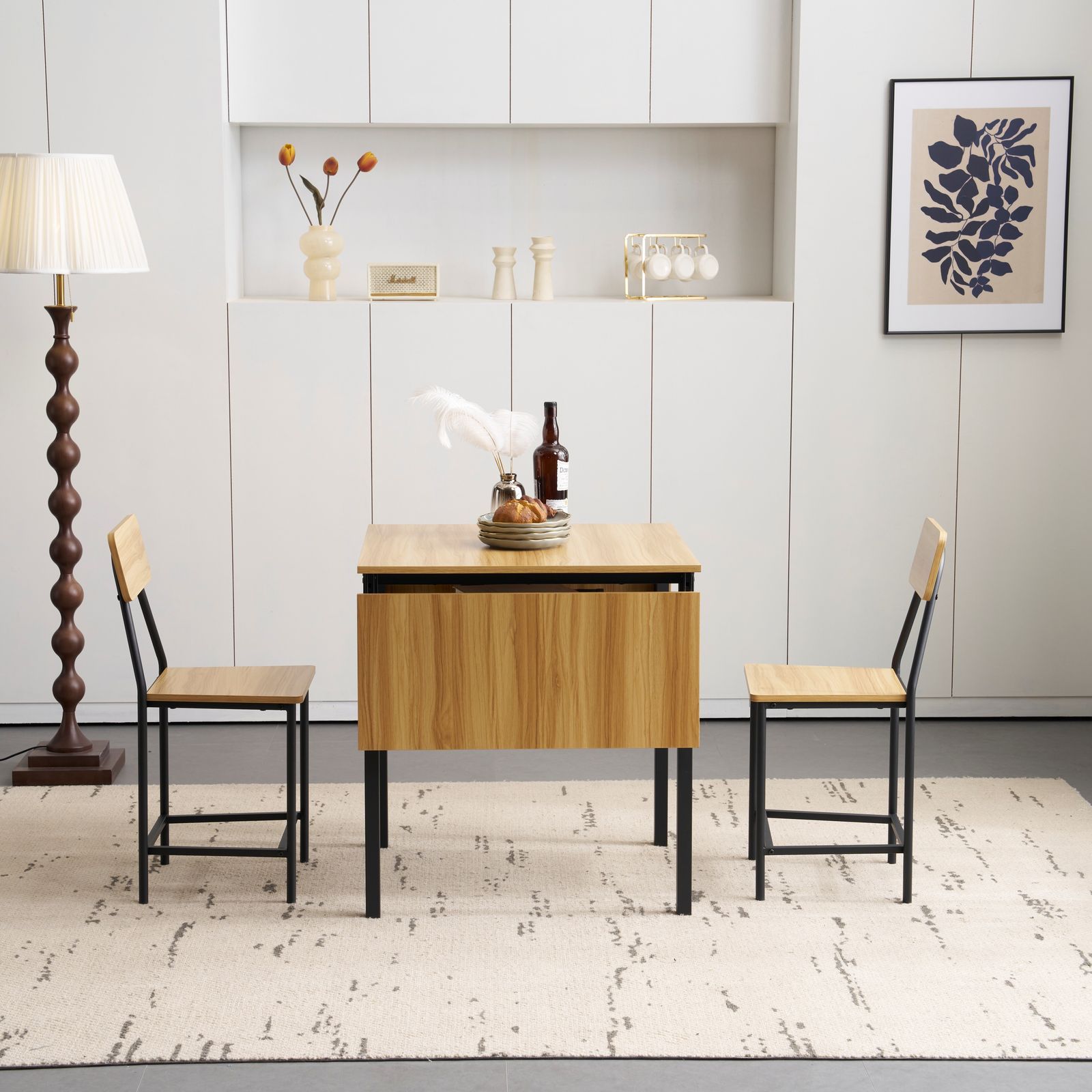 大人気商品」全新品 【ナチュラル】ダイニングセット 5点 ダイニング5 
