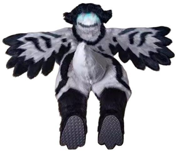 着ぐるみ ケモノ体 ブルー Bタイプ 全身 ケモノ マスク ファースーツ