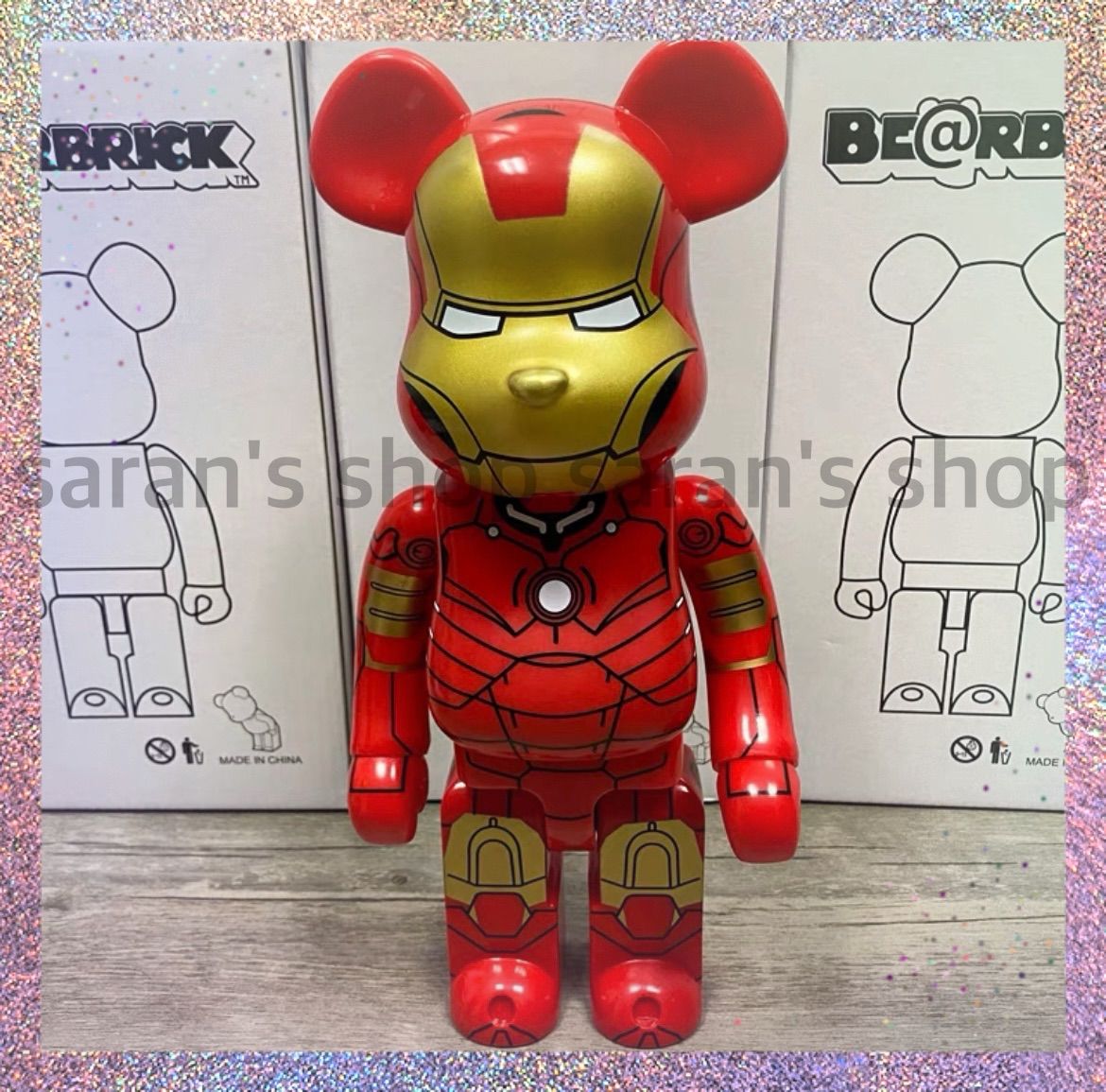 ベアブリック  BE@RBRICK 400% 28センチ アベンジャーズ アイアンマン