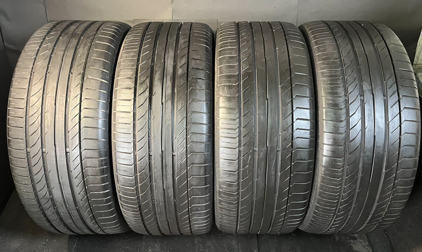 製 2019年製 約8～8.5分山 コンチネンタル Continental ContiSportContact 5 285 40R22 4本 h_392