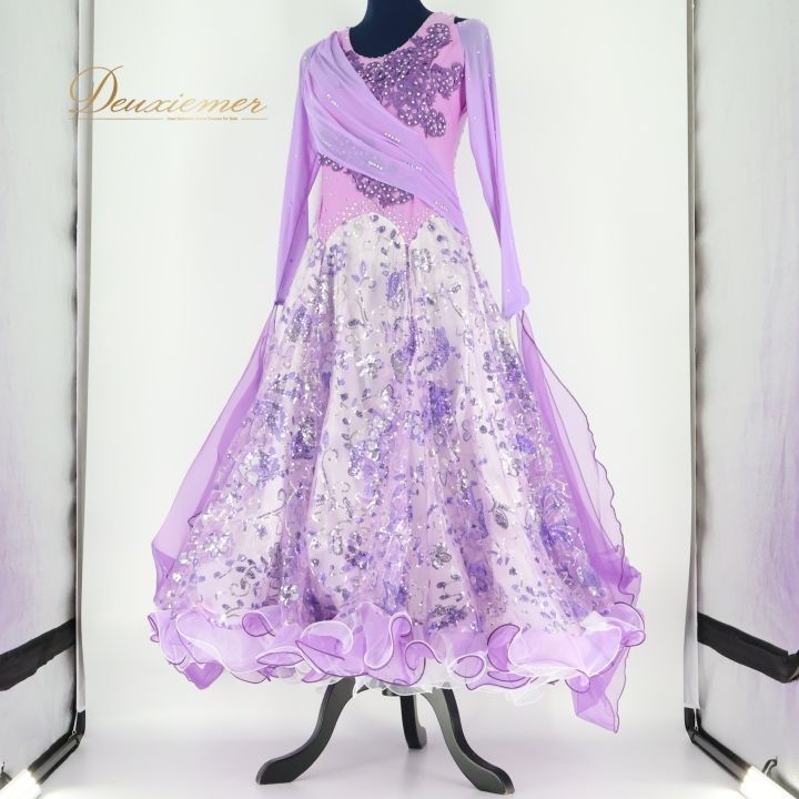 社交ダンス 衣装 スタンダード ドレス スタンダードドレス ワンピース  