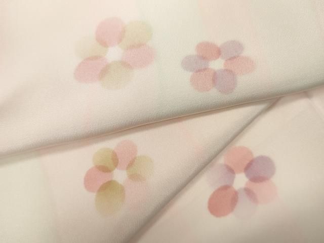 平和屋着物●長襦袢 無双仕立て 舞花文 正絹 CAAZ2630ut