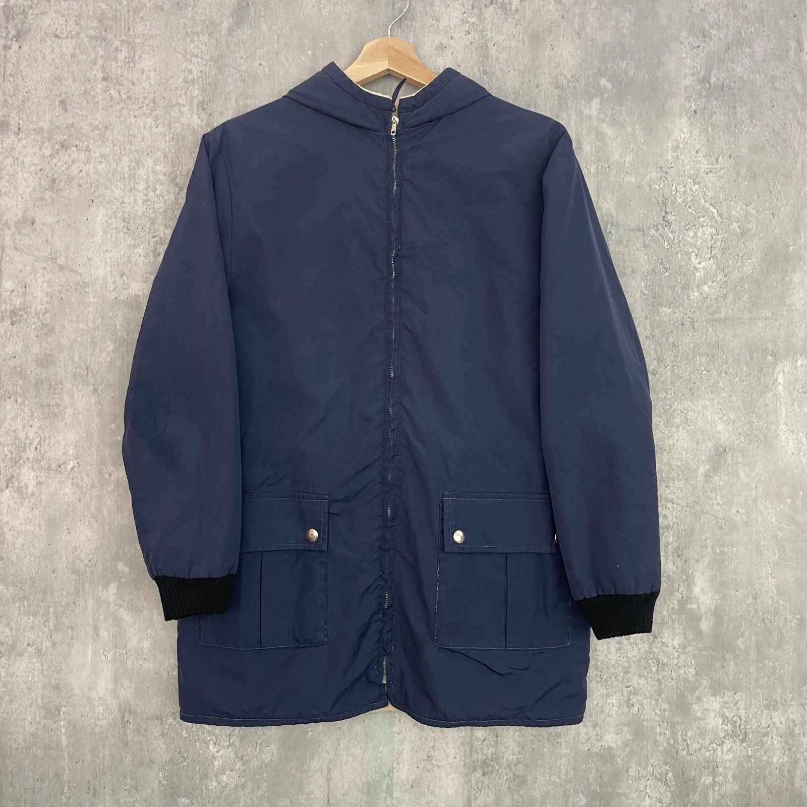 vintage ビンテージ 古着 ブルゾン ジップアップジャケット スナップ 