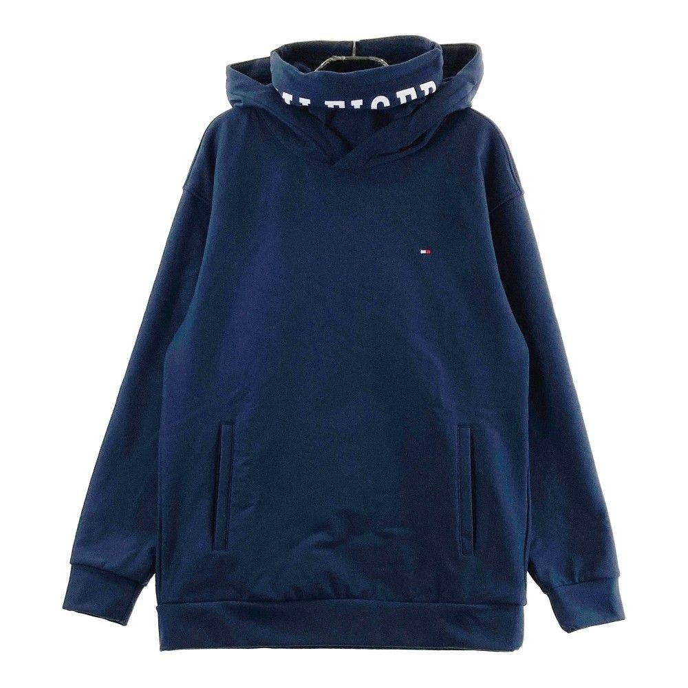 サイズ：L TOMMY HILFIGER GOLF トミー ヒルフィガーゴルフ 2022年モデル 裏起毛 スウェットパーカー  ネイビー系 [240101320895] ゴルフウェア メンズ ストスト