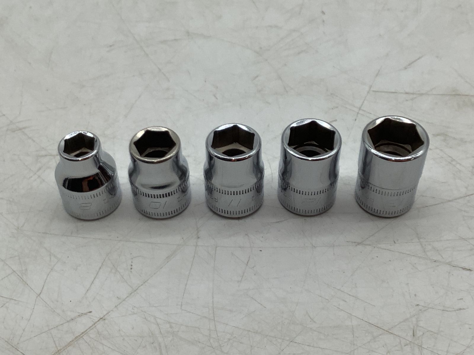 品 〇Snap-on スナップオン 3 8 シャローソケット 6角 FSM8～13mm 5個 ITD5Q17JF5DW エコツール岡崎インター店 M02