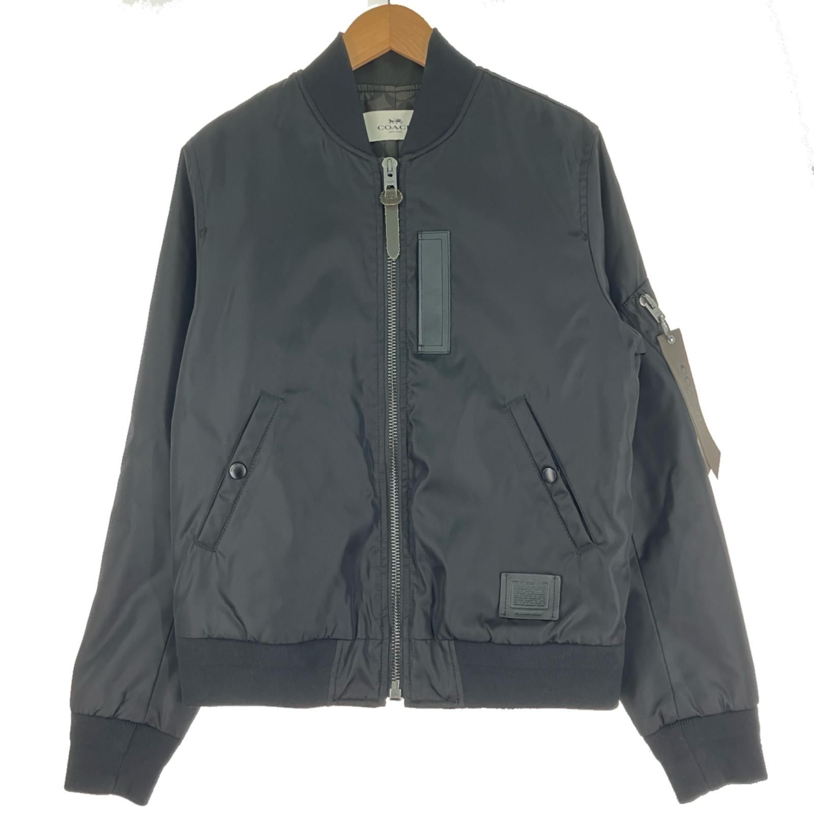 COACH コーチ MA-1 フライト ジャケット 33790 ブラック - メルカリ COACH コーチ MA-1 フライト ジャケット 33790 ブラック - メルカリ