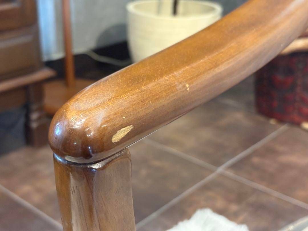 ②カリモクkarimoku アームチェアアンティークヴィンテージ