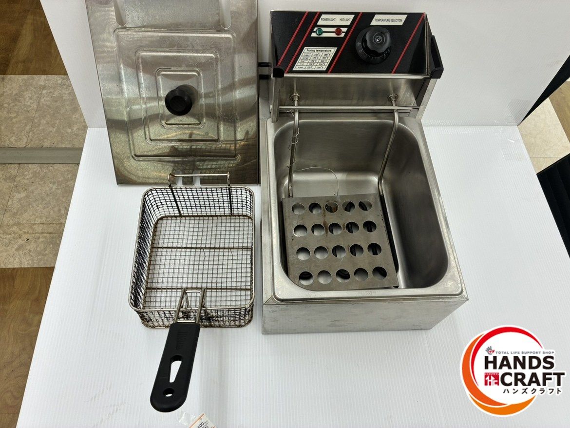 業務用 6L フライヤー 81 厨房機器 通電 のみ 100V 現状品