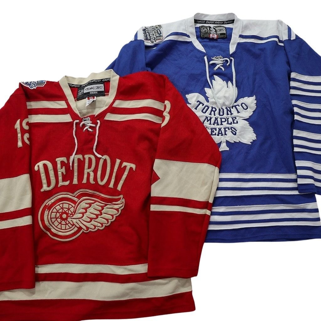古着卸 まとめ売り プロチーム NHL ゲームシャツ ユニフォーム 8枚
