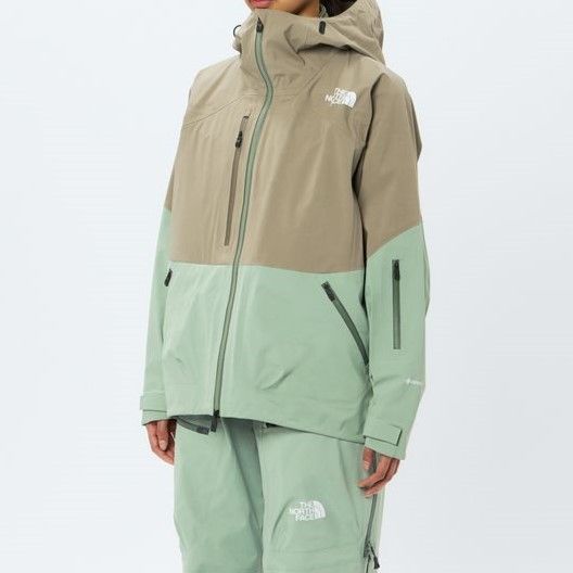 THE NORTH FACE レイバックビーシージャケット ユニセックス GORE-TEX 3層構造スノージャケット ﾏｯｼｭﾙｰﾑ×ｽﾚｰﾄﾓｽ