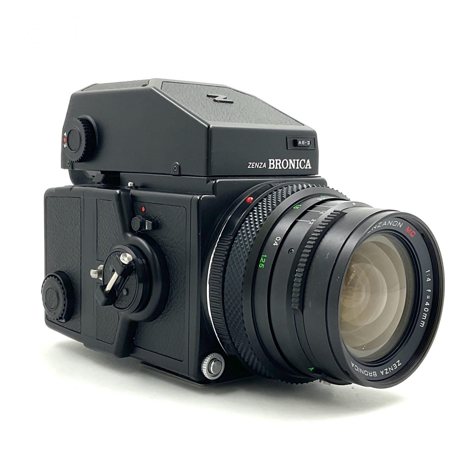 Zenza Bronica ETR AE-II ファインダー ZENZANON MC 40mm F4【難