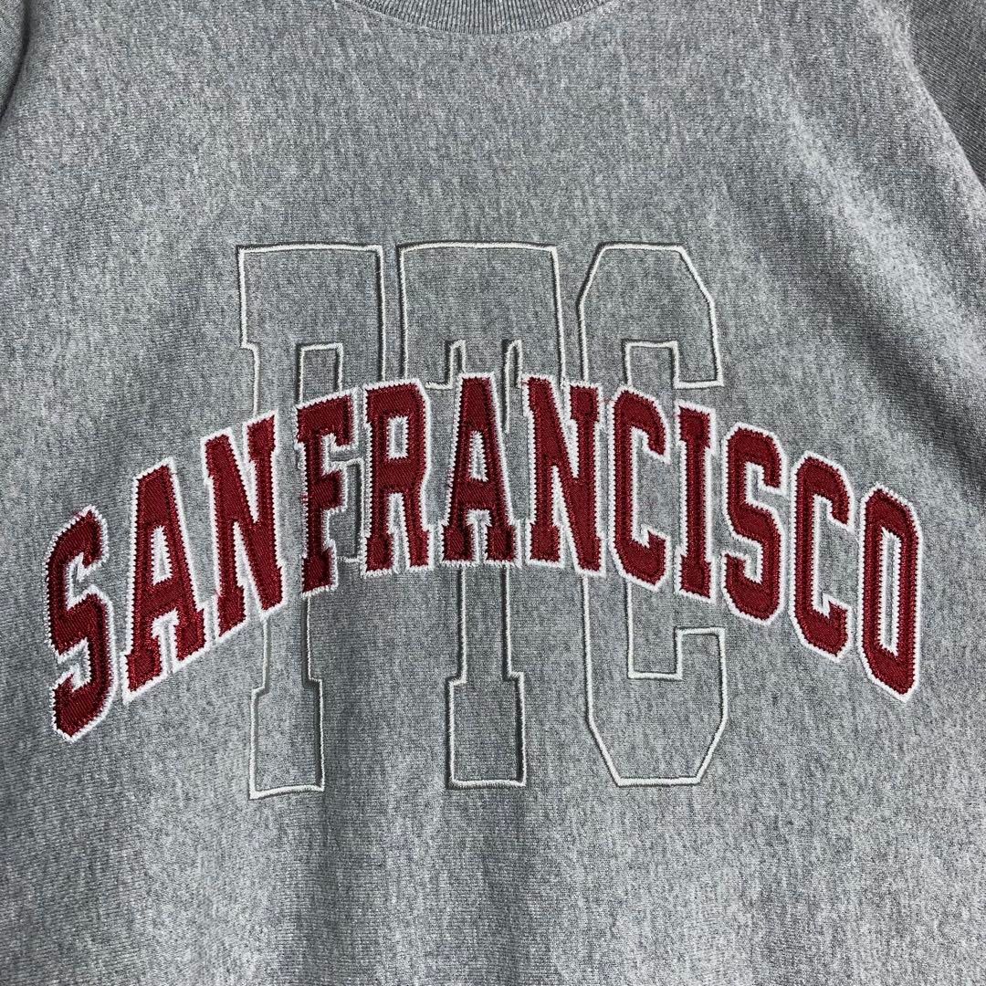 FTC スウェット 刺繍ロゴ SANFRANCISCO グレー L - メルカリ